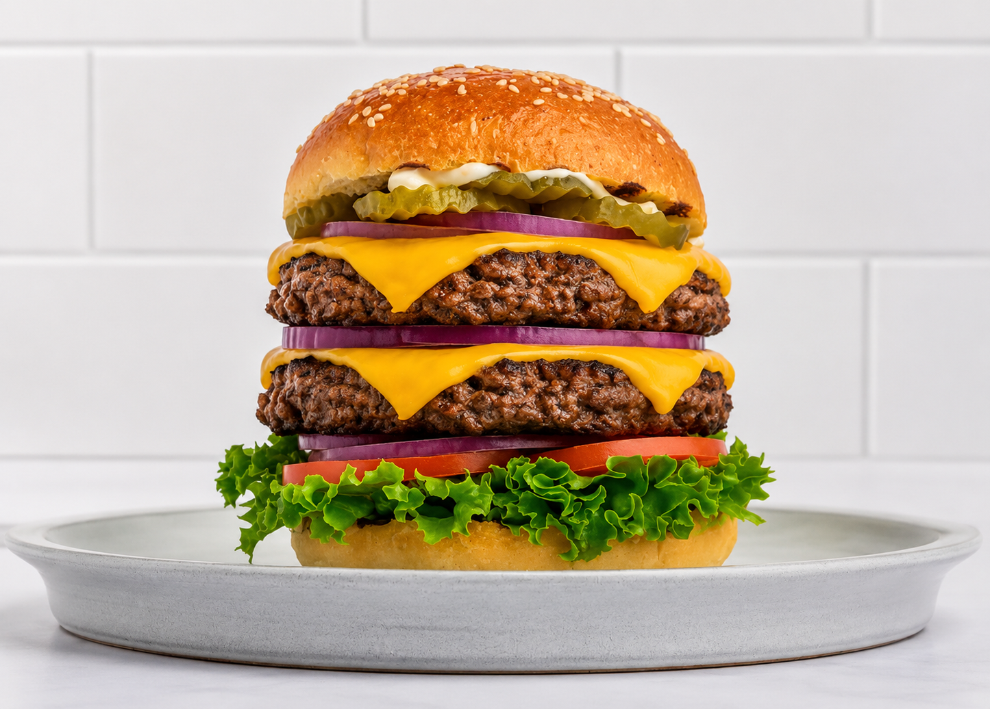 The Classic Double Cheeseburger Meal